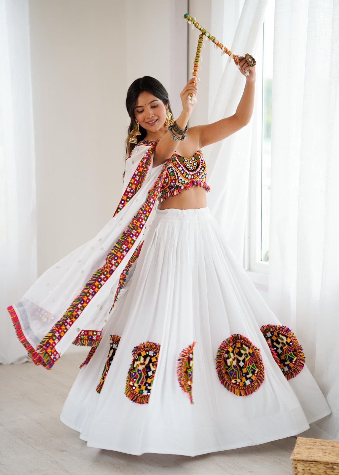 Presenting Traditional Wear Navratri Lehenga Choly