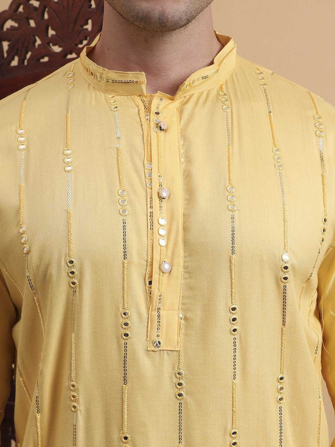 Men's Embroidered Festive Kurta – Premium Ethnic Wear