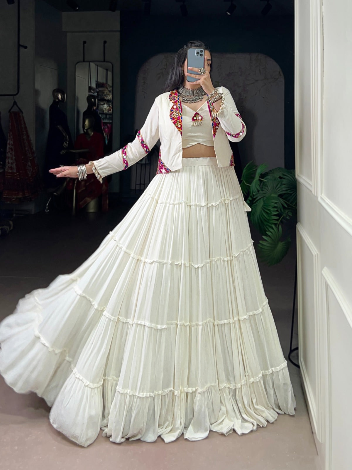 Navratri Special Lehenga Choly with Koti