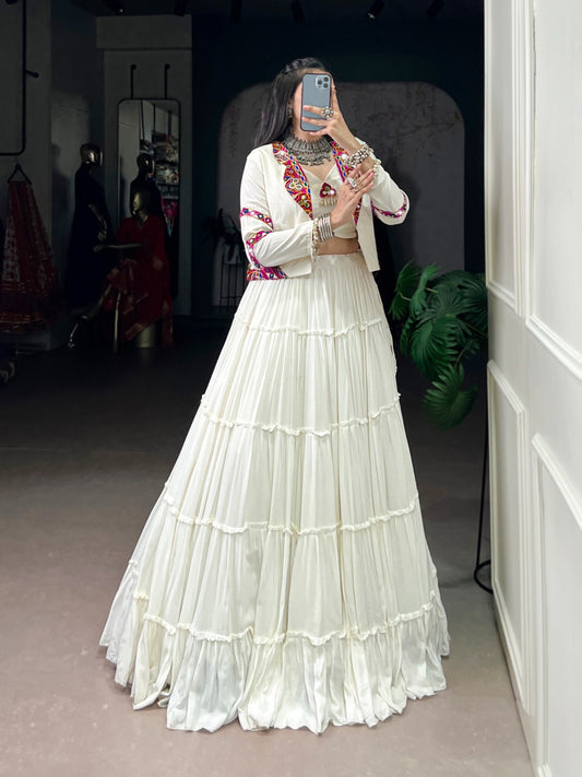 Navratri Special Lehenga Choly with Koti